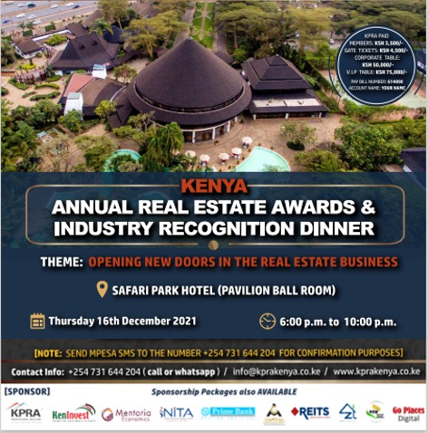 Annual Real Estate Awards & Industry Recognition Dinner